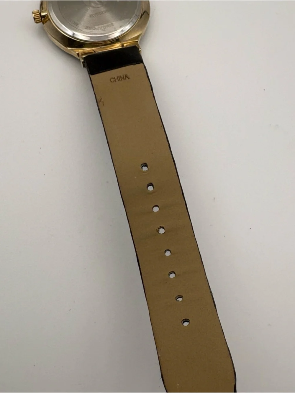 Charming Charlie Black & Gold Sleek Women’s Watch‎ New Battery Works!